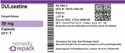 MM6 - DULoxetine 30mg 70518 1054 05